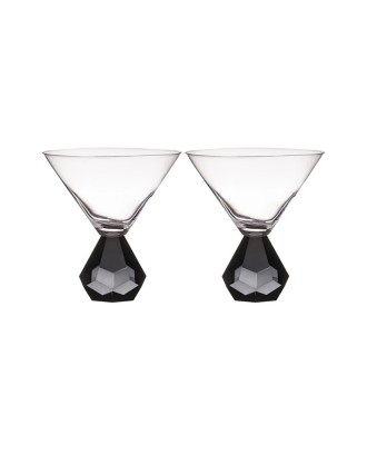 Set 2 pahare pentru Martini, Zhara Onyx - SIMONA'S COOKSHOP